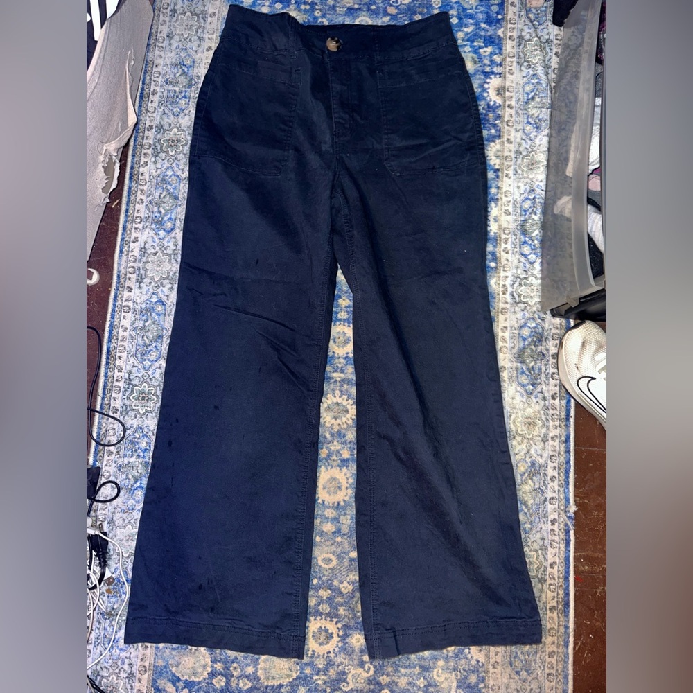 Women’s blue wide leg pants size 16/33